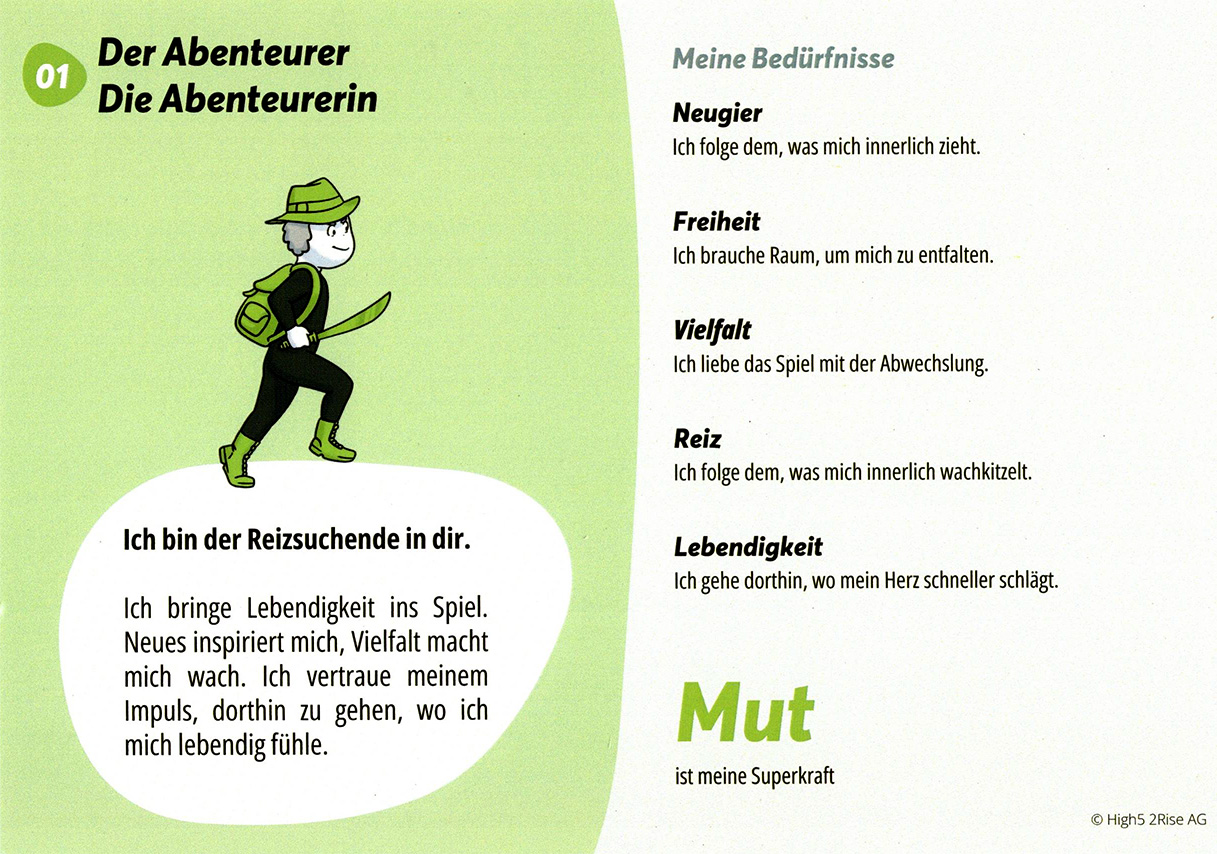 TeamPlay Karte - Der Abenteurer